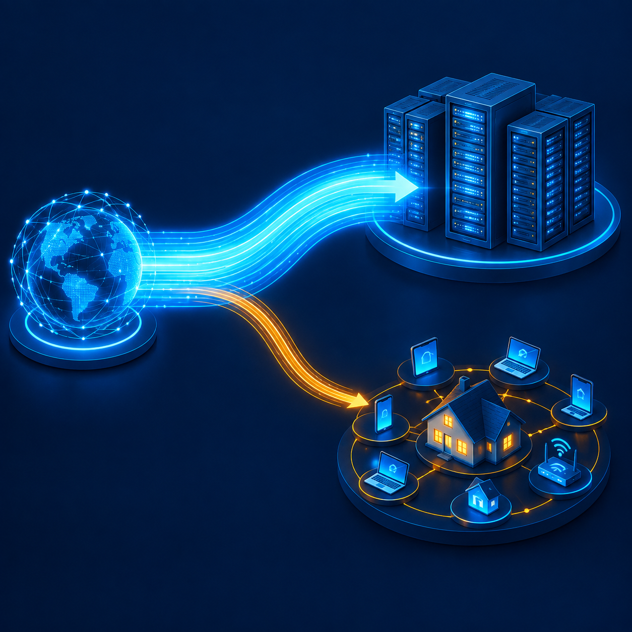 Sơ đồ chiến lược kết hợp linh hoạt giữa proxy datacenter và proxy dân dụng.