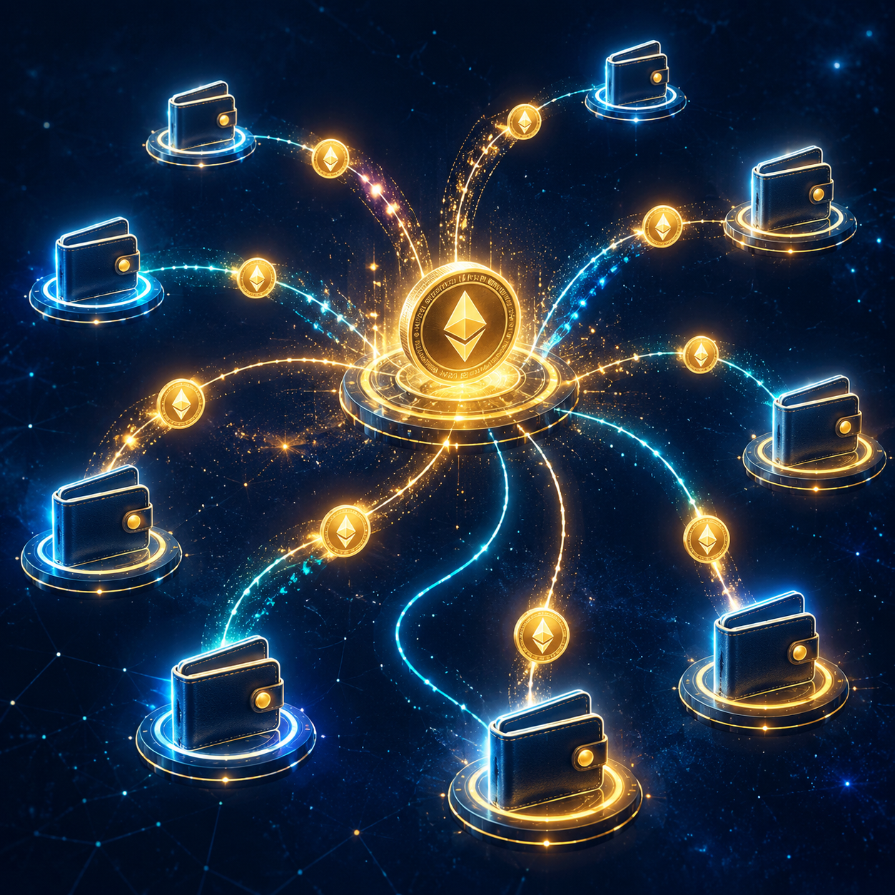 Mô hình phân tán dòng tiền giao dịch on-chain không tạo mẫu hành vi chung giữa các ví.